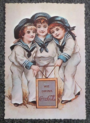 2333-2 € 0,50  coca cola briefkaart 10 x 15cm